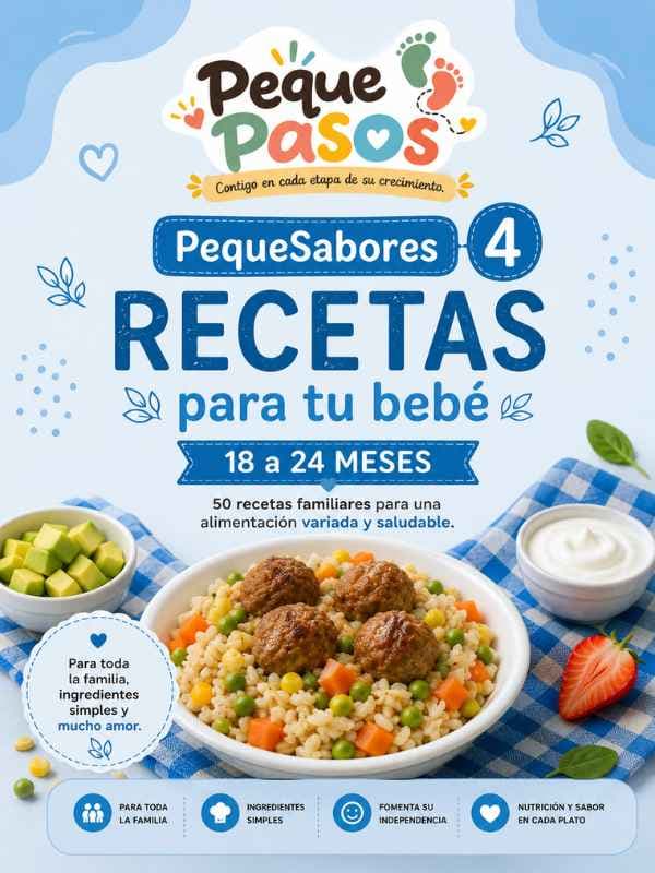 Portada de PequeSabores 4, de 18 a 24 meses