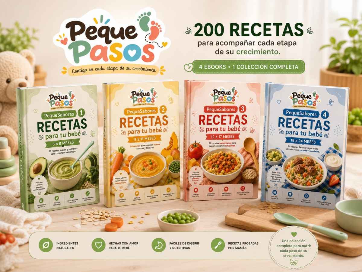 Portada de la colección 200 Recetas para tu Bebé